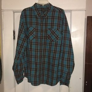 Obey worldwide xxl button down shirt long sleeve